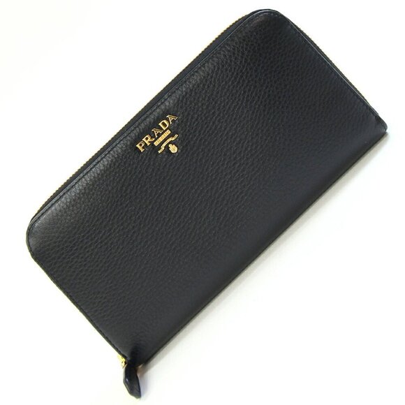 PRADA Black Leather Wallet - Picture 1 of 10